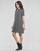 Clothing Women Short Dresses JDY JDYLION S/S PLACKET DRESS Black / White