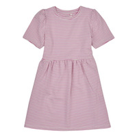 Clothing Girl Short Dresses Name it NMFFANN SS DRESS Purple / White