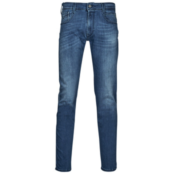 Clothing Men Slim jeans Replay ANBASS Grey / Dark