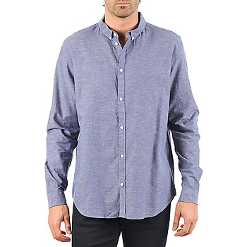 Clothing Men Long-sleeved shirts Cheap Monday DAMON BD SHIRT Blue