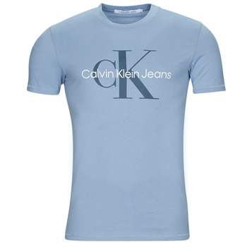 Clothing Men Short-sleeved t-shirts Calvin Klein Jeans MONOLOGO TEE Blue