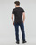 Clothing Men Short-sleeved t-shirts Calvin Klein Jeans TRANSPARENT STRIPE LOGO TEE Black