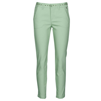 Clothing Women 5-pocket trousers Freeman T.Porter CLAUDIA POLYNEO Green