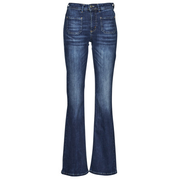 Clothing Women Flare / wide jeans Freeman T.Porter GRACIELLA S SDM Blue