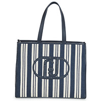 Bags Women Shopping Bags / Baskets Liu Jo L TOTE Beige / Marine