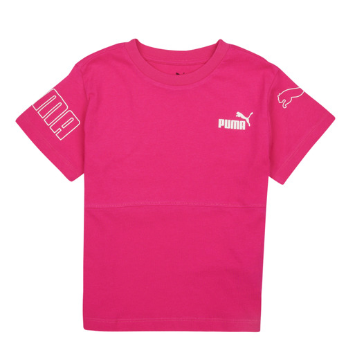 Clothing Girl Short-sleeved t-shirts Puma PUMA POWER COLORBLOCK Pink