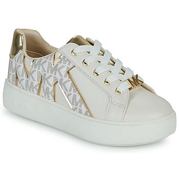 Shoes Girl Low top trainers MICHAEL Michael Kors JORDANA AIRIN Beige / Gold