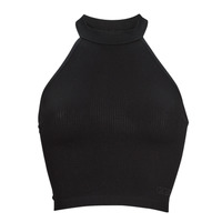 Clothing Women Tops / Sleeveless T-shirts Guess TORI W/LACE SEAMLESS Black