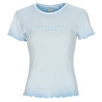 Clothing Women Short-sleeved t-shirts Guess SS CN EDURNE TEE Blue