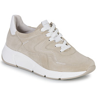 Shoes Women Low top trainers Gabor 2647542 Beige / White