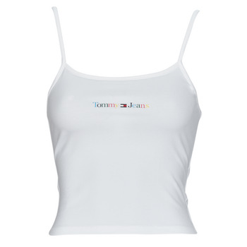 Tommy Jeans TJW BBY COLOR LINEAR STRAP TOP White