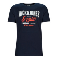 Clothing Men Short-sleeved t-shirts Jack & Jones JJELOGO TEE SS O-NECK Marine