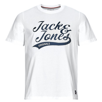 Clothing Men Short-sleeved t-shirts Jack & Jones JORTREVOR UPSCALE SS TEE CREW NECK White