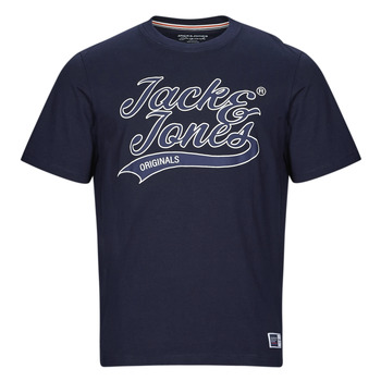 Clothing Men Short-sleeved t-shirts Jack & Jones JORTREVOR UPSCALE SS TEE CREW NECK Marine