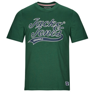 Clothing Men Short-sleeved t-shirts Jack & Jones JORTREVOR UPSCALE SS TEE CREW NECK Green