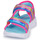 Shoes Girl Outdoor sandals Skechers HEART LIGHTS SANDALS Pink / Blue