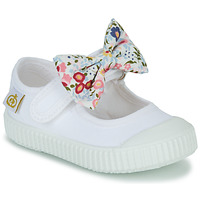 Shoes Girl Flat shoes Citrouille et Compagnie OZIMINI White / Multicolour