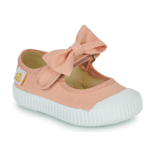 Shoes Girl Flat shoes Citrouille et Compagnie OZIMINI Pink / Clear