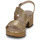 Shoes Women Sandals Wonders D-8803-GLOW Gold