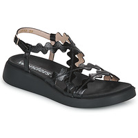 Shoes Women Sandals Wonders C-6510-LACK Black