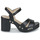 Shoes Women Sandals Wonders L-1016-WILD Black