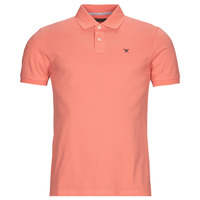 Clothing Men Short-sleeved polo shirts Hackett ESSENTIALS SLIM FIT LOGO Orange