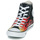 Shoes Men Hi top trainers Converse CHUCK TAYLOR ALL STAR HI Red / Black / Yellow