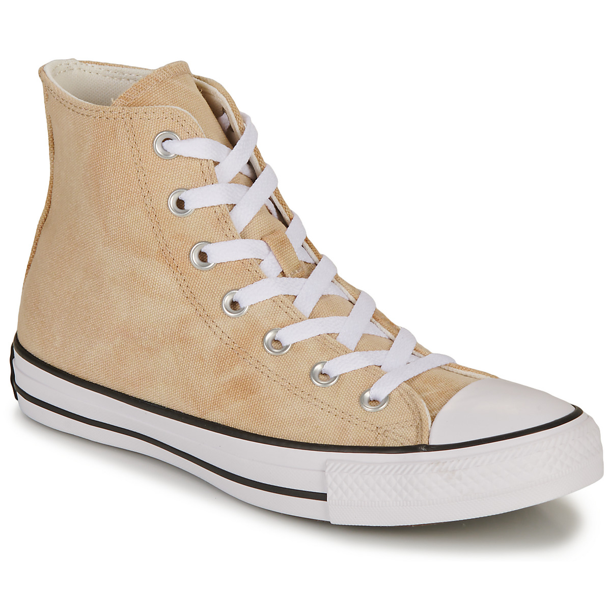 Shoes Hi top trainers Converse CHUCK TAYLOR ALL STAR SUN WASHED TEXTILE-NAUTICAL MENSWEAR Brown
