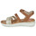 Shoes Women Sandals Jana 28266-396 Brown / Beige