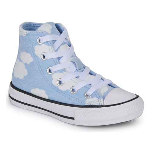 Shoes Children Hi top trainers Converse CHUCK TAYLOR ALL STAR CLOUDY HI Blue / White