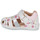 Shoes Girl Sandals Geox B ELTHAN GIRL D Pink / White