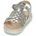 Shoes Girl Sandals Geox J SANDAL SOLEIMA GIR Silver