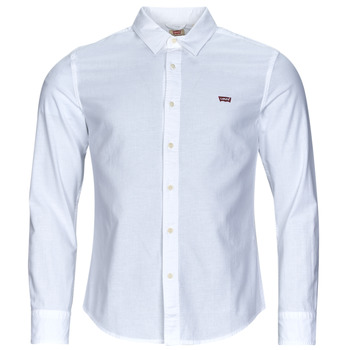 Clothing Men Long-sleeved shirts Levi's LS BATTERY HM SHIRT SLIM White