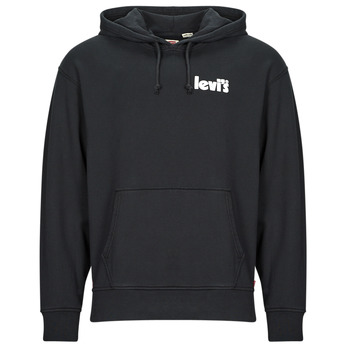 Clothing Men Sweaters Levi's RELAXED GRAPHIC PO Black