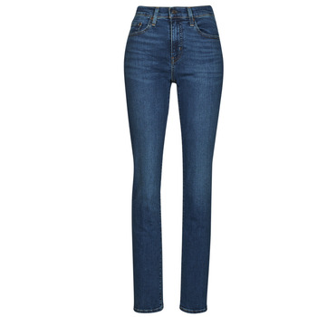Clothing Women Straight jeans Levi's 724 HIGH RISE STRAIGHT Marine