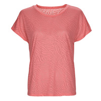 Clothing Women Short-sleeved t-shirts Only Play ONPJIES LOOSE BURNOUT SS TEE Coral