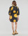 Clothing Women Short Dresses Desigual VEST_MARGA Black / Yellow