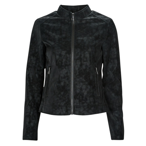 Clothing Women Leather jackets / Imitation leather Desigual CHAQ_DETROIT Black
