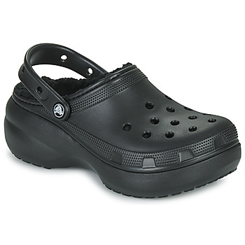 Shoes Women Clogs Crocs Classic Platform Lined Clog W Black