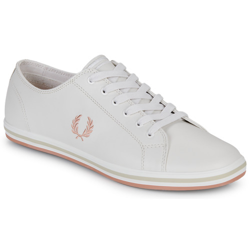 Shoes Men Low top trainers Fred Perry KINGSTON LEATHER Porcelain / Rust