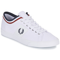 Shoes Men Low top trainers Fred Perry UNDERSPIN TIPPED CUFF TWILL White / Marine