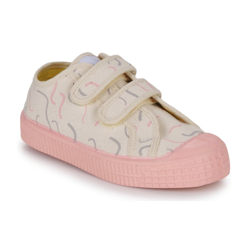 Shoes Girl Low top trainers Novesta STAR MASTER KID Beige / Pink