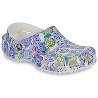 Shoes Girl Clogs Crocs Classic Butterfly Clog K White / Purple