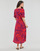 Clothing Women Long Dresses Les Petites Bombes DONETA Red / Purple