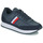 Shoes Men Low top trainers Tommy Hilfiger CORE EVA RUNNER CORPORATE LEA Marine