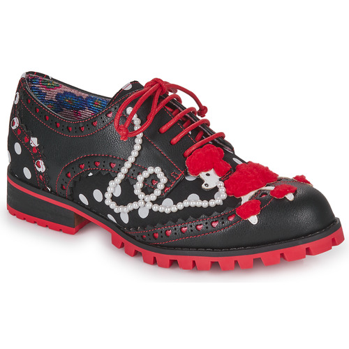 Shoes Women Derby Shoes Irregular Choice SOCKHOP SWEETIES Black / Red