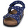 Shoes Girl Sandals Citrouille et Compagnie TOTIS Printed / Eyes / Blue