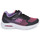 Shoes Girl Low top trainers Skechers MICROSPEC MAX PLUS  black / Pink