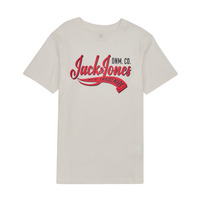 Clothing Boy Short-sleeved t-shirts Jack & Jones JJELOGO TEE SS NECK 2 COL JNR White