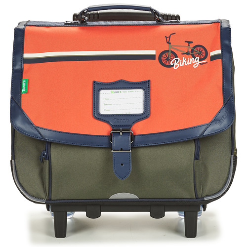 Bags Boy Rucksacks / Trolley bags Tann's ANATOLE TROLLEY 38 CM Kaki / Orange